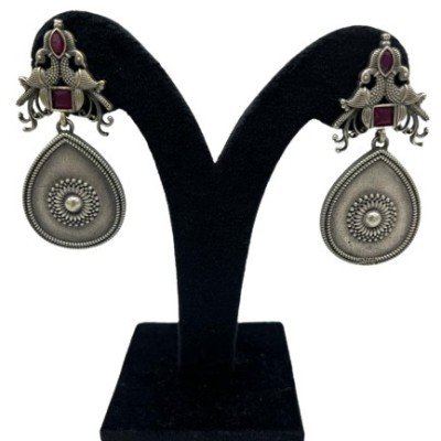 Designer German Silver Earrings