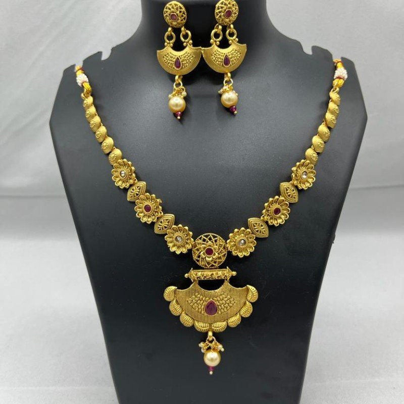 Designer Gold Plated Necklace