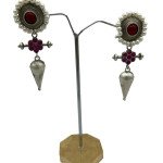 German Silver dangler Earrings