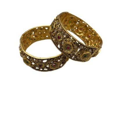 Gold Plated Bracelet/ Kada